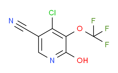 4-Chloro-5-cyano-2-hydroxy-3-(trifluoromethoxy)pyridine