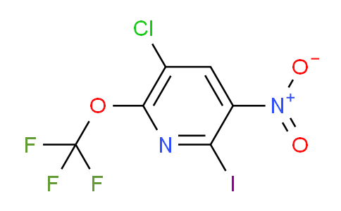 5-Chloro-2-iodo-3-nitro-6-(trifluoromethoxy)pyridine