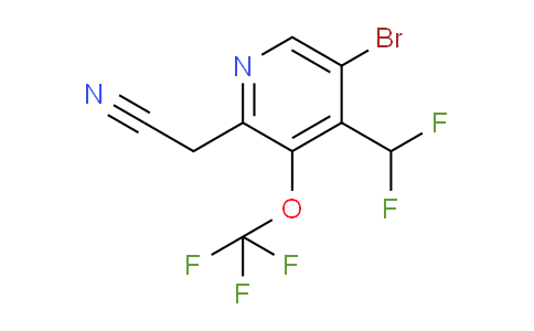 AM184337 | 1803913-44-1 | 5-Bromo-4-(difluoromethyl)-3-(trifluoromethoxy)pyridine-2-acetonitrile