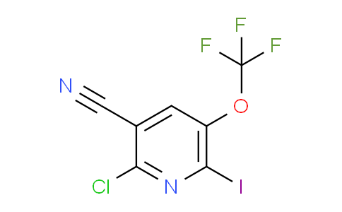 2-Chloro-3-cyano-6-iodo-5-(trifluoromethoxy)pyridine