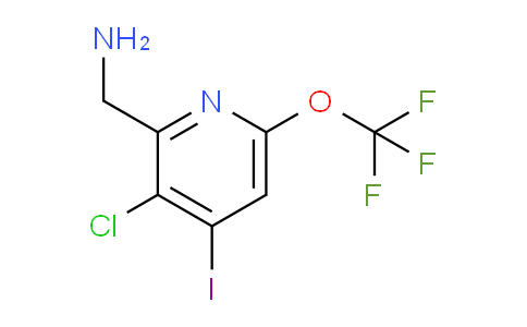 2-(Aminomethyl)-3-chloro-4-iodo-6-(trifluoromethoxy)pyridine
