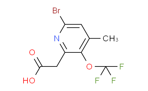 AM184343 | 1803575-87-2 | 6-Bromo-4-methyl-3-(trifluoromethoxy)pyridine-2-acetic acid