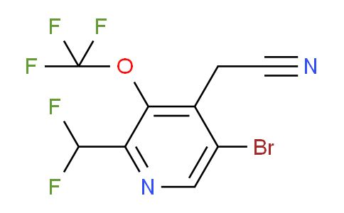 AM184348 | 1803576-04-6 | 5-Bromo-2-(difluoromethyl)-3-(trifluoromethoxy)pyridine-4-acetonitrile