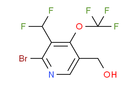 AM184352 | 1806239-24-6 | 2-Bromo-3-(difluoromethyl)-4-(trifluoromethoxy)pyridine-5-methanol