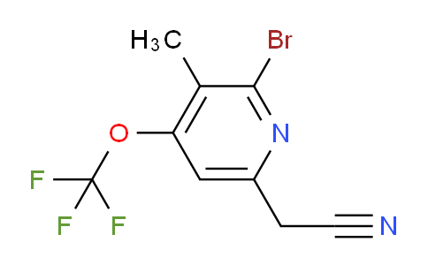 AM184366 | 1806222-65-0 | 2-Bromo-3-methyl-4-(trifluoromethoxy)pyridine-6-acetonitrile