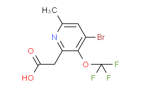 AM184369 | 1804573-69-0 | 4-Bromo-6-methyl-3-(trifluoromethoxy)pyridine-2-acetic acid