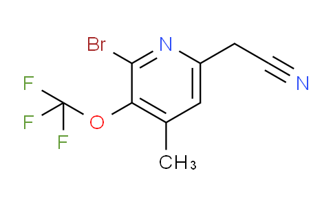 AM184370 | 1803913-11-2 | 2-Bromo-4-methyl-3-(trifluoromethoxy)pyridine-6-acetonitrile