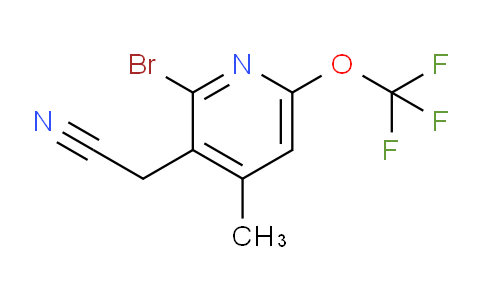 AM184372 | 1803913-14-5 | 2-Bromo-4-methyl-6-(trifluoromethoxy)pyridine-3-acetonitrile