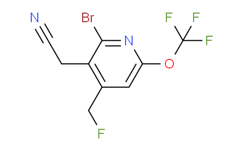 AM184391 | 1806123-36-3 | 2-Bromo-4-(fluoromethyl)-6-(trifluoromethoxy)pyridine-3-acetonitrile