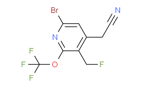 AM184395 | 1806085-75-5 | 6-Bromo-3-(fluoromethyl)-2-(trifluoromethoxy)pyridine-4-acetonitrile
