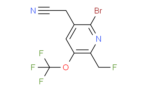 AM184400 | 1806123-49-8 | 2-Bromo-6-(fluoromethyl)-5-(trifluoromethoxy)pyridine-3-acetonitrile