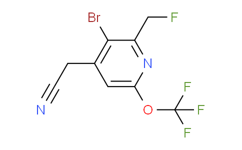 AM184403 | 1803960-08-8 | 3-Bromo-2-(fluoromethyl)-6-(trifluoromethoxy)pyridine-4-acetonitrile