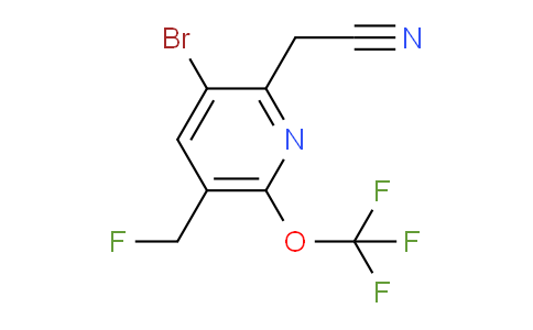 AM184412 | 1806085-86-8 | 3-Bromo-5-(fluoromethyl)-6-(trifluoromethoxy)pyridine-2-acetonitrile