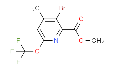 Methyl 3-bromo-4-methyl-6-(trifluoromethoxy)pyridine-2-carboxylate