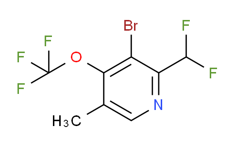 AM184414 | 1804580-32-2 | 3-Bromo-2-(difluoromethyl)-5-methyl-4-(trifluoromethoxy)pyridine