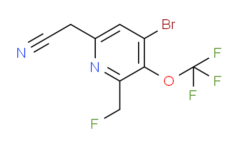 AM184415 | 1804601-72-6 | 4-Bromo-2-(fluoromethyl)-3-(trifluoromethoxy)pyridine-6-acetonitrile