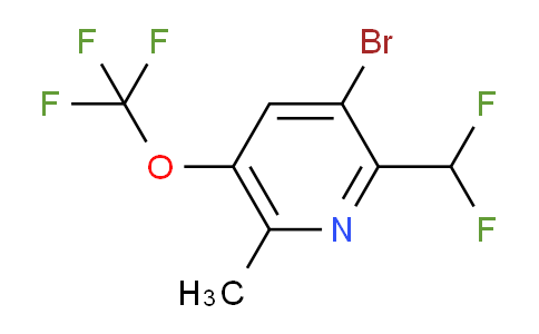 AM184416 | 1803912-56-2 | 3-Bromo-2-(difluoromethyl)-6-methyl-5-(trifluoromethoxy)pyridine