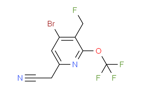 AM184417 | 1803960-25-9 | 4-Bromo-3-(fluoromethyl)-2-(trifluoromethoxy)pyridine-6-acetonitrile