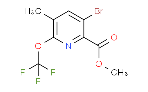 AM184420 | 1803956-50-4 | Methyl 3-bromo-5-methyl-6-(trifluoromethoxy)pyridine-2-carboxylate