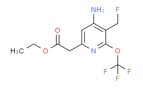 AM18443 | 1804030-84-9 | Ethyl 4-amino-3-(fluoromethyl)-2-(trifluoromethoxy)pyridine-6-acetate