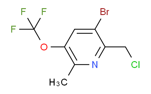AM184434 | 1804619-52-0 | 3-Bromo-2-(chloromethyl)-6-methyl-5-(trifluoromethoxy)pyridine