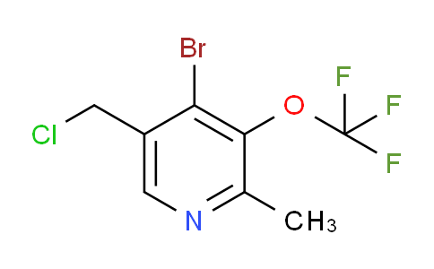 AM184445 | 1804601-56-6 | 4-Bromo-5-(chloromethyl)-2-methyl-3-(trifluoromethoxy)pyridine