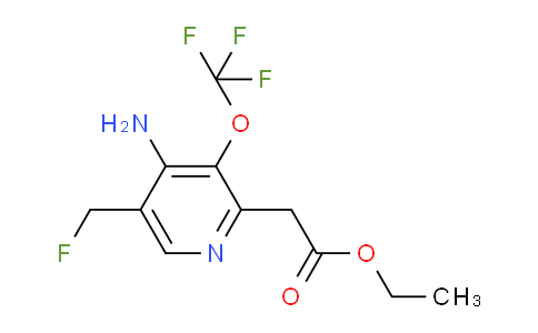 AM18445 | 1804616-12-3 | Ethyl 4-amino-5-(fluoromethyl)-3-(trifluoromethoxy)pyridine-2-acetate