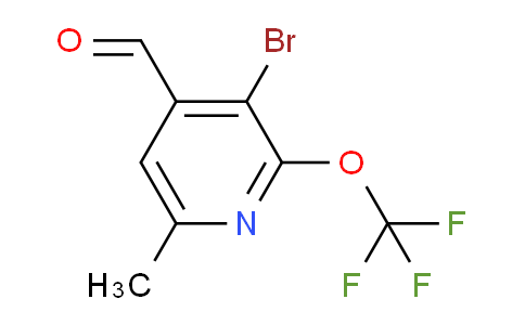 AM184459 | 1806093-79-7 | 3-Bromo-6-methyl-2-(trifluoromethoxy)pyridine-4-carboxaldehyde