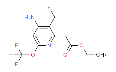 AM18446 | 1806100-19-5 | Ethyl 4-amino-3-(fluoromethyl)-6-(trifluoromethoxy)pyridine-2-acetate