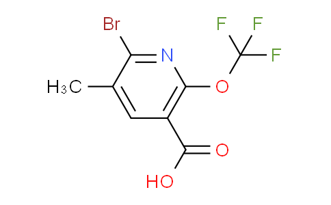 AM184462 | 1804571-72-9 | 2-Bromo-3-methyl-6-(trifluoromethoxy)pyridine-5-carboxylic acid