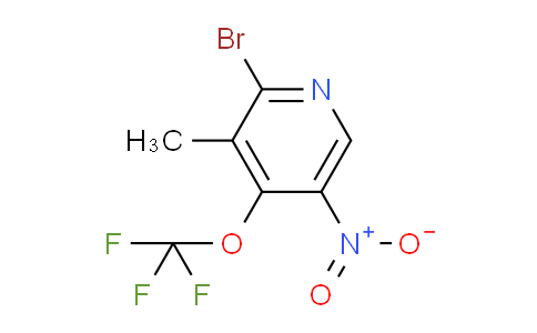 2-Bromo-3-methyl-5-nitro-4-(trifluoromethoxy)pyridine