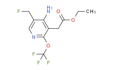 AM18447 | 1804534-42-6 | Ethyl 4-amino-5-(fluoromethyl)-2-(trifluoromethoxy)pyridine-3-acetate