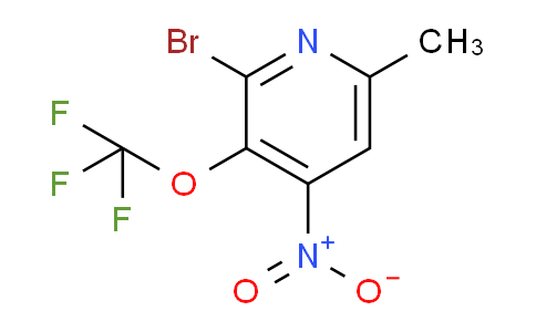 2-Bromo-6-methyl-4-nitro-3-(trifluoromethoxy)pyridine