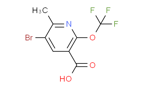 AM184483 | 1804581-57-4 | 3-Bromo-2-methyl-6-(trifluoromethoxy)pyridine-5-carboxylic acid