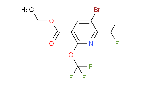 AM184486 | 1806236-77-0 | Ethyl 3-bromo-2-(difluoromethyl)-6-(trifluoromethoxy)pyridine-5-carboxylate
