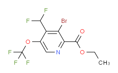 AM184489 | 1803642-25-2 | Ethyl 3-bromo-4-(difluoromethyl)-5-(trifluoromethoxy)pyridine-2-carboxylate