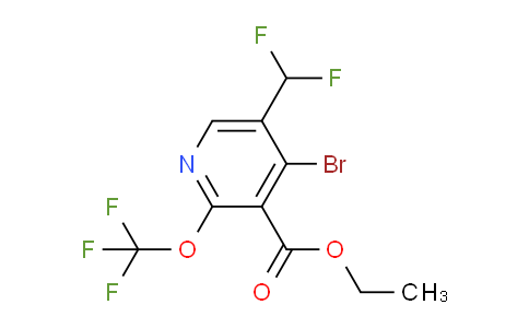 AM184493 | 1806240-43-6 | Ethyl 4-bromo-5-(difluoromethyl)-2-(trifluoromethoxy)pyridine-3-carboxylate