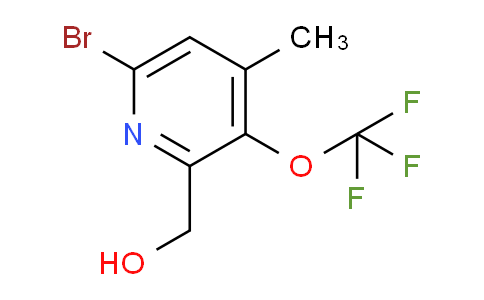 6-Bromo-4-methyl-3-(trifluoromethoxy)pyridine-2-methanol