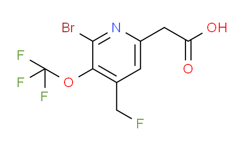AM184510 | 1803615-43-1 | 2-Bromo-4-(fluoromethyl)-3-(trifluoromethoxy)pyridine-6-acetic acid