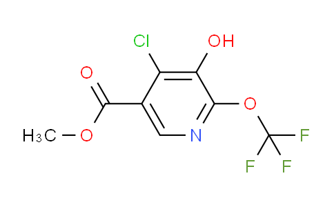 Methyl 4-chloro-3-hydroxy-2-(trifluoromethoxy)pyridine-5-carboxylate