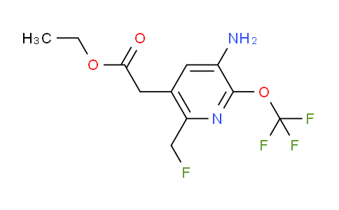 AM18452 | 1806100-25-3 | Ethyl 3-amino-6-(fluoromethyl)-2-(trifluoromethoxy)pyridine-5-acetate