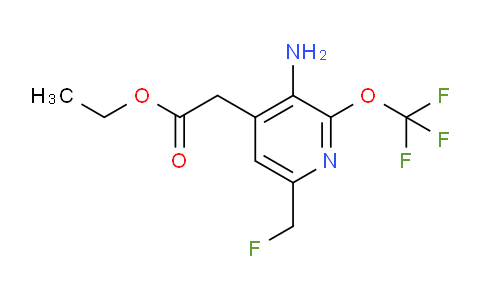 AM18453 | 1804534-50-6 | Ethyl 3-amino-6-(fluoromethyl)-2-(trifluoromethoxy)pyridine-4-acetate