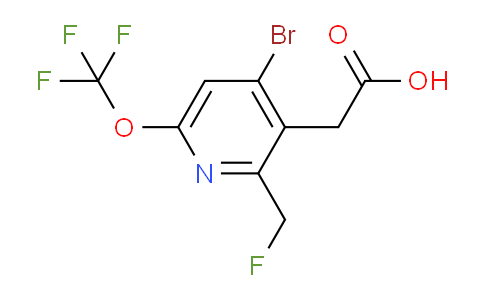 AM184531 | 1803685-40-6 | 4-Bromo-2-(fluoromethyl)-6-(trifluoromethoxy)pyridine-3-acetic acid