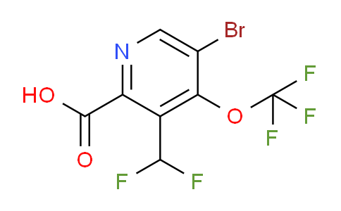 AM184537 | 1803965-50-5 | 5-Bromo-3-(difluoromethyl)-4-(trifluoromethoxy)pyridine-2-carboxylic acid