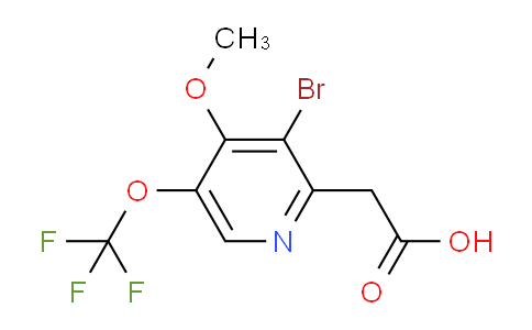 AM184545 | 1804637-58-8 | 3-Bromo-4-methoxy-5-(trifluoromethoxy)pyridine-2-acetic acid