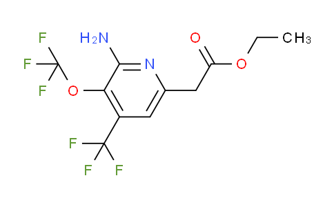 AM18455 | 1804474-68-7 | Ethyl 2-amino-3-(trifluoromethoxy)-4-(trifluoromethyl)pyridine-6-acetate