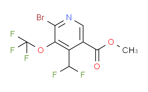 AM184556 | 1806240-05-0 | Methyl 2-bromo-4-(difluoromethyl)-3-(trifluoromethoxy)pyridine-5-carboxylate