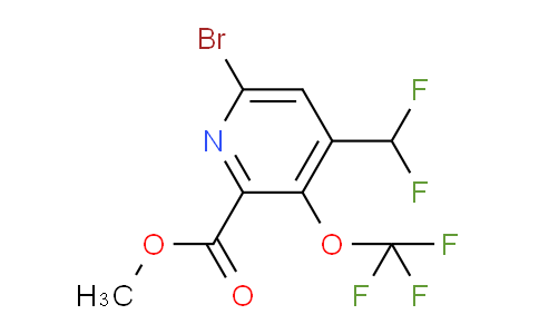 AM184560 | 1804007-92-8 | Methyl 6-bromo-4-(difluoromethyl)-3-(trifluoromethoxy)pyridine-2-carboxylate