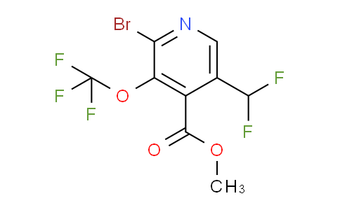 AM184563 | 1804750-70-6 | Methyl 2-bromo-5-(difluoromethyl)-3-(trifluoromethoxy)pyridine-4-carboxylate