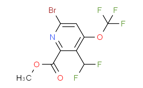 AM184566 | 1804548-46-6 | Methyl 6-bromo-3-(difluoromethyl)-4-(trifluoromethoxy)pyridine-2-carboxylate
